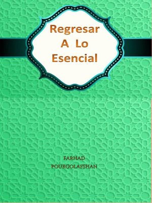 cover image of Regresar a lo Esencial